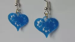 Heart-shaped earring