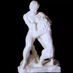 Heracles Fighting the Lion