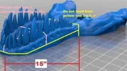 How To Section a T-Rex Skull