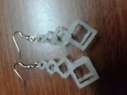 Interlocking Square Earrings