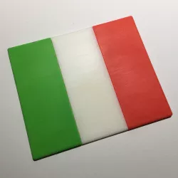 Italian Flag Coaster