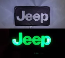 Jeep Emblem LED Light/Nightlight