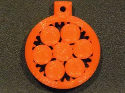 Key Fob / 3D Demo Print - Interlocking rotating gears