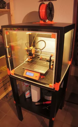Lack table enclosure