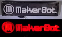 LED Makerbot Logo Nightlight