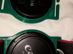 Lens cap holder v2 for 52 and 58mm cap