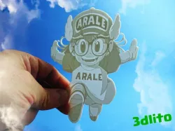 Lithophane Arale (Dr.Slum)