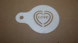 love Coffee Decoration Template 1mm​