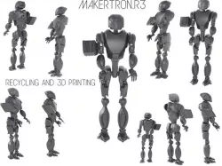 MAKERTRON.R3 he is really a maker. A 3d maker!