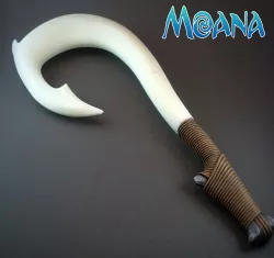 Maui's magical fish hook from the movie Moana