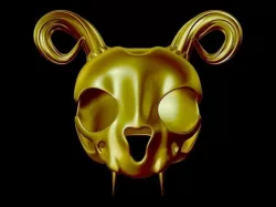Mythical cat skull