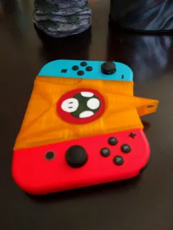 Nintendo Switch ergonomic controller mushroom and star
