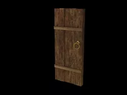 Old medieval door
