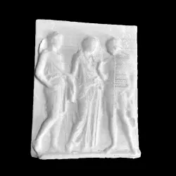 Orpheus Relief with Hermes, Eurydice, and Orpheus