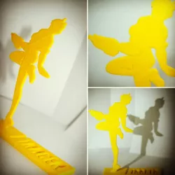 Overwatch - Tracer silhouette stand
