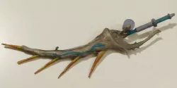 Plesioth Watercutter Fishing Pole // Monster Hunter