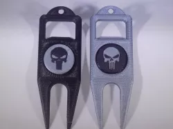 PUNISHER Golf Ball Marker