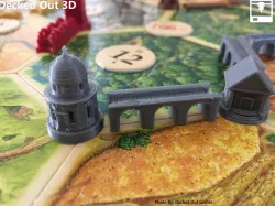 Roman Themed Player Set / Settlers of Catan