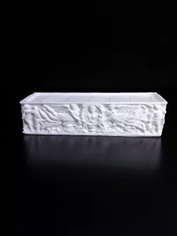Sarcophagus with Flying victories holding a portrait medallion