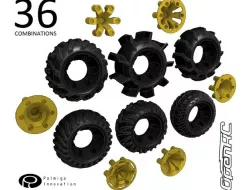 Set of wheels for OpenRC Truggy