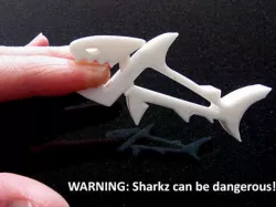 SHARKZ... Fun Multipurpose Clips / Holders / Pegs With Moving Jaws That Bite!