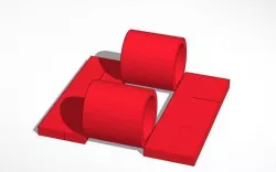 Skate Park With Double Skate Tube