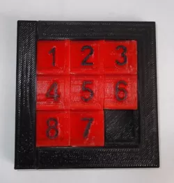 Slider Puzzle. 3x3.