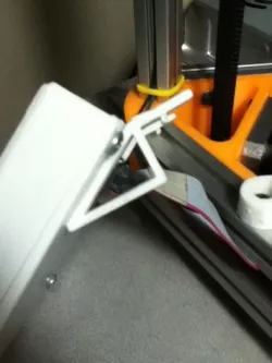 Snap-on bracket for LCD controller