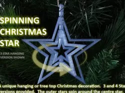 Spinning Christmas Star