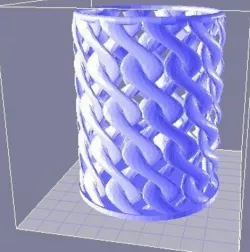 Spiral Pencil/Candle/Toothbrush Cup