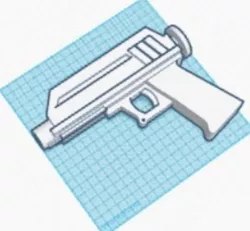 Star Wars Blaster with Light Saber Baenet