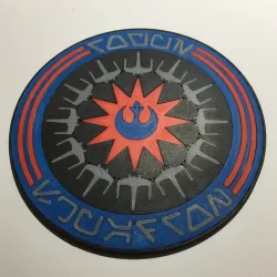 Star Wars Rogue Squadron Unit Patch Coaster / Plaque