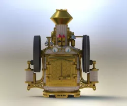 Steampunk digital clock