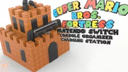 Super Mario Bros. Fortress Console Organizer & Charging Station - Nintendo Switch