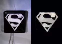 SUPERMAN LED Light/Nightlight