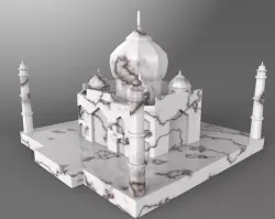 Taj Mahal Low Poly