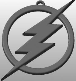 The Flash Symbol V2 by Hogger, Download free STL model