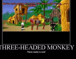 Three Headed Monkey Head