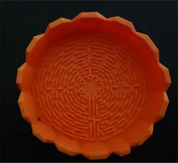 Tray with Chartres Labyrinth inside