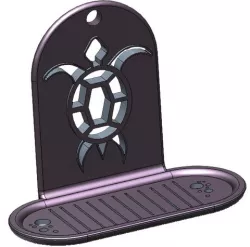 Turtle soap hanger