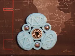UNC Tarheels Fidget Spinner - Wingnut2k