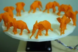 Walking Elephant 3D Zoetrope