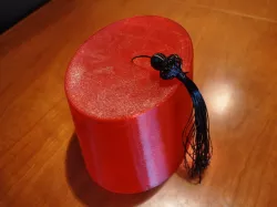 Wearable Fez w/ 3d printed tassel