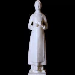 Woman with flower