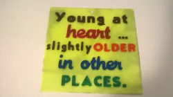 Young At Heart sign