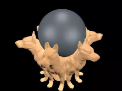 Your BEST FRIEND ball pedestal