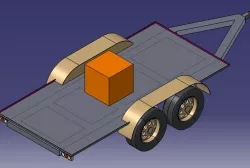 2 axle Semi-Trailer