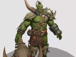 3D Orcs Low-poly  3D model