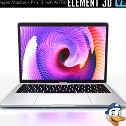 Apple Macbook Pro 13 Inch A1706 for Element 3D 3D model
