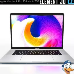 Apple Macbook Pro 15 Inch A1707 for Element 3D 3D model